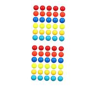 SUPVOX 2 Series Bolas De Práctica De Sintética para Entrenamiento para Principiantes Y Interiores Exteriores 30 Piezas*2