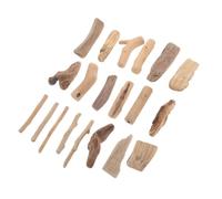 SUPVOX 20 Bloques de Madera Flotante Natural para Manualidades y Decoración de Acuarios Madera Pulida 3-20 CM para Artesanía y Decoración de Hogar