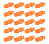 SUPVOX 20 Clips de Fijación para Tienda de Campaña Resistentes al Viento Agua, Color Amarillo, 20 Piezas para Toldos, Lonas y Refugios de Camping al Aire Libre