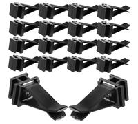 SUPVOX 20 Clips de Ventilación del Coche Cabeza Cuadrada de Plástico, Ambientador Fácil de Instalar para Aire Acondicionado y Fiesta Verano en Automóvil u Oficina