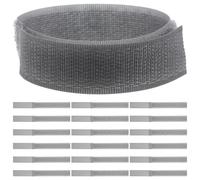 SUPVOX 20 Correas Ajustables para Botas de Mascotas Impermeables Bandas de Poliéster con Cierre de Contacto Gris 20X180Mm Sujeción Segura para Zapatos y Calcetines en Paseos al Aire