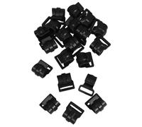 SUPVOX 20 Ganchos de Camping Multifuncionales para Tiendas de Campaña, Compatibles Tubos, Material Pom Resistente y Portátil para Actividades al Aire Libre