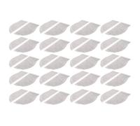 SUPVOX 20 Pares Almohadilla de Poliéster Pecho de Chaqueta, Inserto Estructurado para Traje Pequeño 18x39 Cm, Soporte Transpirable para Traje de Negocios, Entretela Resistente a Arrugas