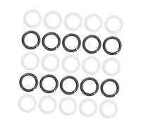 SUPVOX 20 pares Arandelas Pequeñas para Clavijas de Guitarra Juntas Portátiles para Afinador Ligeros y Fáciles de Instalar para Guitarra Acústica y Eléctrica