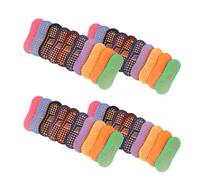 SUPVOX 20 Pares Calcetines Antideslizantes de Algodón para Niñas Calcetines Deportivos Unisex Paraoga y Pilates Talla Colores Aleatorios Color Aleatorio