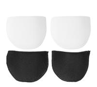 SUPVOX 20 Pares de Hombreras de Esponja Grandes, Acolchadas y Flexibles, Tamaño 9x16x1.2 Cm, Color Claro y Negro, Almohadillas Transpirables para Realzar y Potenciar Hombros en Prendas