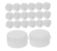 SUPVOX 20 Piezas Accesorios para Tambores Sonajeros Bolas para Sonajero Insertos para Hacer Ruido Juguetes para Bebés Manualidades Campanas de Plástico Bolas de Insertos Seguros