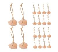 SUPVOX 20 Piezas Bloques de Sal para Lamer para Mascotas Juguetes de Sal Mineral Cuerda para Colgar para Conejos y Ciervos de Cristal para Ganado Elemento Mineral para Jaula o Granero