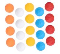 SUPVOX 20 Piezas Bolas de Golf de Plástico Huecas para Entrenamiento Interior Profesionales Duraderas para Práctica de Swing para Aficionados al Golf