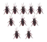 SUPVOX 20 Piezas Juguetes de Broma de Cucarachas Artificiales para Halloween Juguetes de Trucos Divertidos Simulación Realista de Cucarachas para Fiestas y Bromas