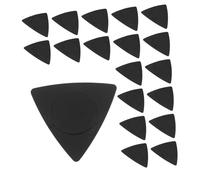 SUPVOX 20 piezas Púas Guitarra Folk Triángulo Antideslizantes Abs Unidades Selección Profesional para Acústica Diseño Esmerilado Cómodo y Ligero