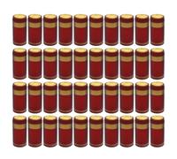 SUPVOX 200 Cápsulas Termorretráctiles Rojas para Botellas de Vino Pestaña Fácil de Arrancar, Material Pvc para Boca Recta, Ideales para Tienda de Vinos y Bares