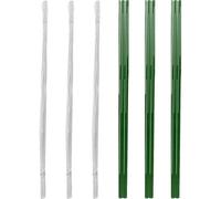 SUPVOX 200 Tallos de Flores Artificiales de Papel Alambre de Hierro, 100 Verdes y 100 de 40 Cm, Flexibles y Resistentes para Manualidades, Arreglos, Bodas y Decoración