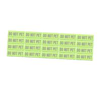 SUPVOX 20piezas Parches Reflectantes para Perros Parches De Servicio Canino para Arnés Diseño Do Not Pet
