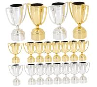 SUPVOX 20piezas Pequeño Juguete De Trofeo Trofeos Infantiles Miniatura para Decoración De Tartas o Artículos para Fiestas Infantiles