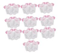 SUPVOX 20piezas Tarjetas Adhesivas Del Para Mamá y Papá Tarjetas Predicción Género Accesorios Para Predecir El Para Fotos Celebraciones Familiares