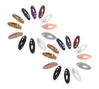 SUPVOX 24 Broches de Seguridad para Mujer Alfileres para Pañuelo y Hijab Colores Surtidos Plástico Ligero Paquete de 24 Unidades Ideales para Sujetar Bufandas Chales y Ropa Diaria