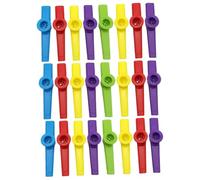 SUPVOX 24piezas Kazoos De Plástico Adultos Instrumentos Perfectos Para Acompañar y Ukuleles Sin Necesidad De Teoría Musical