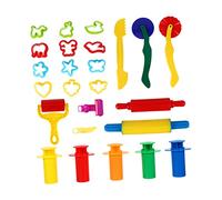 SUPVOX 25 piezas Herramientas de Plastilina de Colores para Kit DIY con Moldes y Rodillos para Manualidades Infantiles