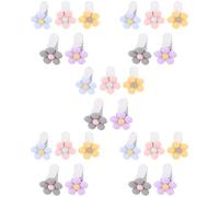 SUPVOX 25piezas Clips Difusores De Esencial Forma De Flor Para Ventilación De Coche Accesorios Decorativos De Aromaterapia Pastel