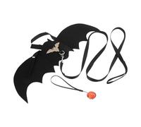 SUPVOX 2juegos Alas De Murciélago para Disfraz De Halloween Disfraz De Murciélago para Gato y Perro Pequeño Accesorios De Fiesta con Cascabeles para Gatitos y Niñas