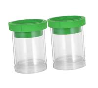 SUPVOX 2juegos Caja De Eclosión para Peceras Flotante De Aislamiento Incubadora De Huevos para Alevines De Guppy Separador y Soporte para Cría Acuarios Verdes Pequeños