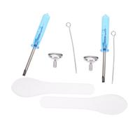 SUPVOX 2juegos Embudos Pequeños de Acero Inoxidable Kit para Llenar Urnas de Cenizas Recuerdos y Joyas con Destornillador para Uso Memoria Familiar