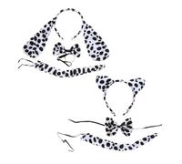 SUPVOX 2juegos Tocados Adorables Orejas De Perro Dálmata Disfraz Animal para Niño Niña Carnaval Cosplay Fiesta