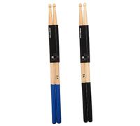 SUPVOX 2pares Baquetas De Madera De Arce Antideslizantes Con Mango Ligero Para Practicar Batería Clásicas y Duraderas Para Uso Conciertos o Ensayos