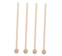 SUPVOX 2pares Baquetas De Madera Resistentes Para Práctica y Repertorio Palillos Para Batería Versátiles y Ligeros Agarre Cómodo Para Sesiones Prolongadas