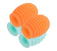 SUPVOX 2pares Baquetas Puntas de Silicona para Practicar de Amortiguadores Silenciosos para Percusión Protectores de Puntas para Instrumentos Musicales