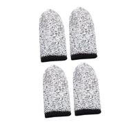 SUPVOX 2pares Cepillo De Dientes Para Mascotas Dedal Herramienta Para Limpiar y Masajear Encías De Perros y Gatos Paquete Para Placa y Sarro