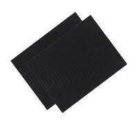 SUPVOX 2piezas Almohadilla Amortiguadora para Peceras Tapete Nivelador Espesor Material Espuma Antideslizante y Amortiguadora Decoración para Acuarios De Tanque Negro