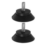 SUPVOX 2piezas Almohadillas para Pies Ventosa para Cinta De Correr Antideslizantes Reducción De Ruido y Antivibración para Bicicleta Estática y Equipo De Gimnasio