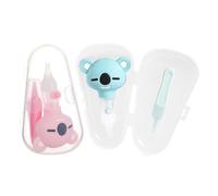 SUPVOX 2piezas Aspirador de Silicona para Bebés Limpiador Manual Seguro Aspirador de Moco para Recién Nacidos Herramienta de Limpieza para Uso Doméstico