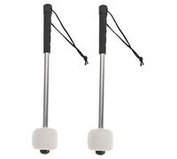 SUPVOX 2piezas Baquetas Para Bombo Maza Con Cabeza De Fieltro Accesorio De Percusión Para Banda De Música