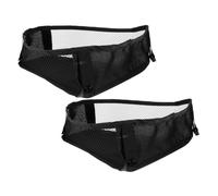 SUPVOX 2piezas Bolsillo De Malla Para Almacenamiento Organizador De Carga Para Carrito Bolsa Colgante Para Cochecito Para Viajes Cochecito y Organización De