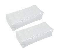 SUPVOX 2piezas Cojines De PVC para Asiento De Kayak Bote o para Pesca Inflables para Acampar y Cómodo Cremallera De Seguridad
