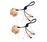 SUPVOX 2piezas Colgantes Para Coche Forma De Frasco De Perfume Colgantes Creativos Para Coche De Lujo Decoración Para Ambientador Ritual Ambientador