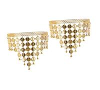 SUPVOX 2piezas Diadema De Colgantes Para Mujeres Accesorio Para Belly Dance Yoga y De