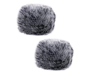 SUPVOX 2piezas Escudo Viento Salpicaduras Fundas Protectoras De Felpa Para Micrófono Prueba De Para De Grabación