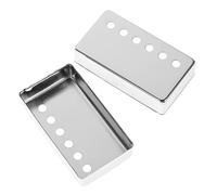 SUPVOX 2piezas Fundas para Pastillas Humbucker Plateadas Cubiertas de Repuesto para Pastillas de Guitarra Eléctrica Protección para Pickups Guitarra
