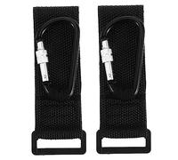 SUPVOX 2piezas Ganchos Para Cochecito De Antideslizantes Correa De Pu Clip Para Cochecito Ganchos Para Bolsas De Práctico Para Cuna Tienda o Parque