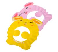 SUPVOX 2piezas Gorro De Champú Para Material Suave Color Neutro Para Baño De Protege Los Ojos Fácil De Ajustar