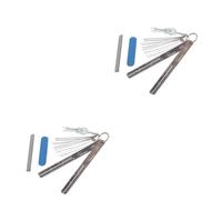 SUPVOX 2piezas Herramientas De Mantenimiento Para Guitarra Protector De Diapasón Extractor De Clavijas De Puente Para Ranuras De Nut Kit Práctico Para Repuestos y Reparaciones De