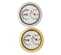 SUPVOX 2piezas Higrómetro Redondo Para Guitarra Medidor De Humedad Para Instrumentos Musicales Reduce El Riesgo De Daños Por Humedad