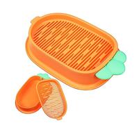 SUPVOX 2piezas Planta Hidropónica para Gatos Jardinera Forma De Zanahoria Caja De Hierba Sin
