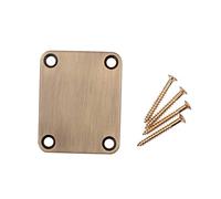 SUPVOX 2piezas Tornillos Para Placa De Refuerzo De Mástil De Guitarra Eléctrica Placa De Unión Metálica Para Mástil De Guitarra Incluye Tornillos Color Bronce