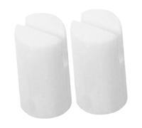 SUPVOX 2piezas Tuerca De Cuerda Para Banjo De Quinta Cuerda Fabricada Precisión Material De Hueso Real Para Puente De Banjo Accesorios Mantenimiento De Instrumentos