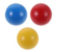 SUPVOX 3 Bolas de Croquet de Madera para Juegos de césped, Juego de Croquet de Repuesto, Bolas de 6 cm/2,36 Pulgadas para Exteriores, Ideales para Actividades Familiares en el jardín y Fiestas.
